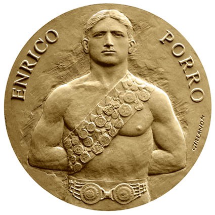 Medaglia di Silvia Girlanda per il centenario della prima medaglia d'oro alle Olimpiadi (2008)
