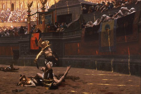 Pollice verso, olio su tela di Jean-Léon Gérome (1872) / Phoenix Art Museum